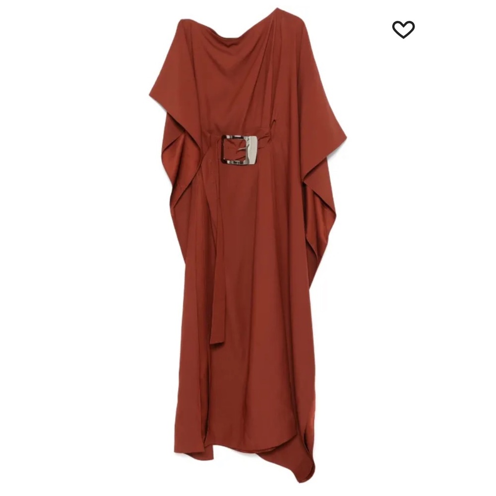 Taller Marmo Rust Belted Maxi Dress